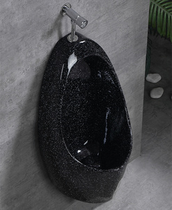 <span class=keywords><strong>Urinoir</strong></span> en céramique noire pour hommes, <span class=keywords><strong>noir</strong></span>, de haute qualité - Product Image 2