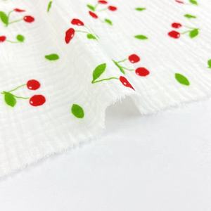 कस्टम प्रिंट कार्बनिक कपास चेरी मस्लिन कपड़े डॉट मस्लिन कपड़े मोस्लिन कपड़े मस्लिन कपड़े धोने के लिए विंटेज - Product Image 4