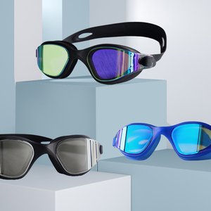 男性女性のためのワンピースクジラ水圏最高の防水シリコンスイミングゴーグル - Product Image 1