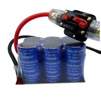 6 pièces / Ensemble de condensateurs Super Farad pour l'électronique automobile, redresseur 16v83f 2.7v500f*6, condensateur haute capacité