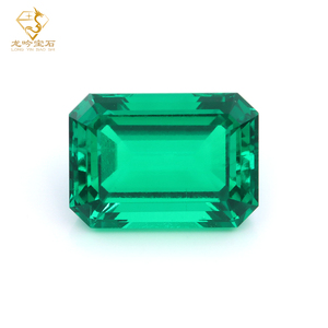 Lab Grown <strong>Colombian</strong> <strong>Emerald</strong> Sapphire Stones Asscher/<strong>Emerald</strong>/Round/Cushion Cut With Inclusion AGL Certify Loose <strong>Emerald</strong> For Rings - Product Image 2