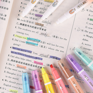 Genvana trường nguồn cung cấp tùy chỉnh nhiều màu <span class=keywords><strong>Highlighter</strong></span> bút 12 màu sắc Twin tip đánh dấu xóa được huỳnh quang bút - Product Image 3