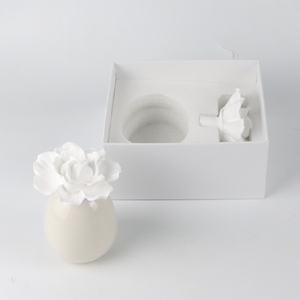 Mayorista Hecho A Mano Porcelana Aroma Flor Perfumado Ambientador Cerámica Hogar Fragancia Aromaterapia Aceite Esencial Difusor - Product Image 6