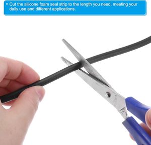 1Mm Đường Kính Tùy Chỉnh Nhiệt Độ Cao Chịu Mài Mòn Ép Đùn Vòng Miếng Bọt Biển Con Dấu Cao Su Silicone Bọt Con Dấu Dải Cho Công Nghiệp Sử Dụng - Product Image 3