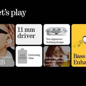 CMF by Nothing Ear หูฟังไร้สายพร้อมระบบตัดเสียงรบกวนแบบไฮบริด 45dB เชื่อมต่อ ChatGPT ได้ รุ่น Nothing Ear (a) - Product Image 6