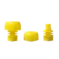 Tapa de boquilla tipo hongo de doble cabezal de 8.6mm de grado alimenticio para bolsas de jugo infantiles