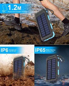 Batterie externe en plastique 4 en 1 mobile <span class=keywords><strong>solaire</strong></span> 100000mah 0000mah station d'alimentation à charge rapide <span class=keywords><strong>chargeur</strong></span> de batterie portable 10w pour téléphone - Product Image 5