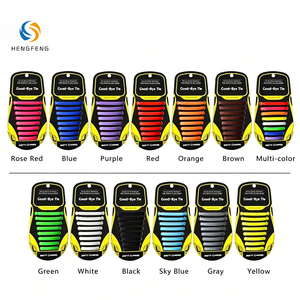Lacets plats en silicone sans nœud, adieu les lacets à nouer, lacets élastiques pour adultes et enfants, lacets imperméables en caoutchouc sans nœud pour baskets - Product Image 1
