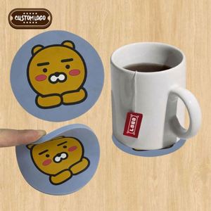 แผ่นรองแก้วยางรูปทรงตามสั่ง พิมพ์โลโก้แบรนด์ได้ตามต้องการ - Product Image 1