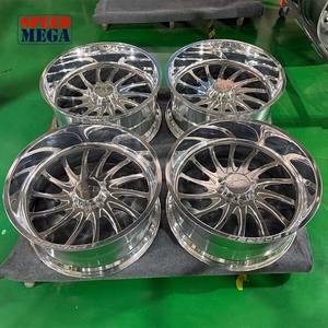 ล้อฟอร์จแบบ 2 ชิ้นสั่งทำพิเศษ ขนาด 15 18 20 22 24 26 นิ้ว ล้อหรู 5x114.3 5x130 6x139.7 สำหรับ Impala Monte Carlo - Product Image 5