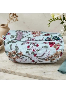 Bohemian Style Textile Cosmetic Storage Bag With Colorful Geometric Pattern Secure Zipper Closure Lightweight Portable <b>Makeup</b> - Product Image 5