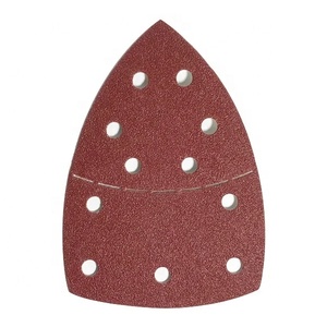 Chà nhám giấy Pad 152*105 Mét chuột hình tam giác 11 lỗ móc và vòng lặp đĩa - Product Image 1