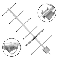 Antenne directionnelle Yagi sans fil 12dbi 6 éléments 450 mhz pour amplificateur de signal de communication