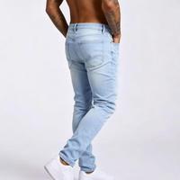 Jean vintage taille mi-haute en denim de haute qualité, coupe slim, personnalisable pour homme – Collection Rejuvenation