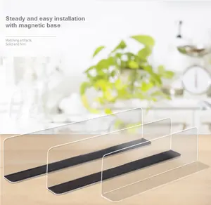 2021Hot Sale Plastic Supermarket Shelf Divider With Magnetic