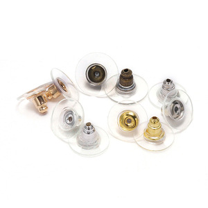 Attaches de boucles d'oreilles rondes en plastique pour la fabrication de boucles d'oreilles J07 AC0031 Moulage par injection - Product Image 5