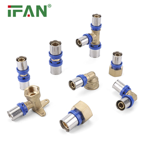 IFAN Venta <span class=keywords><strong>al</strong></span> por mayor Accesorios PEX-<span class=keywords><strong>AL</strong></span>-PEX Multicapa HVAC en forma de U, Codo, Conector en T, Acoplamiento de Latón, Accesorios de Prensado - Product Image 4