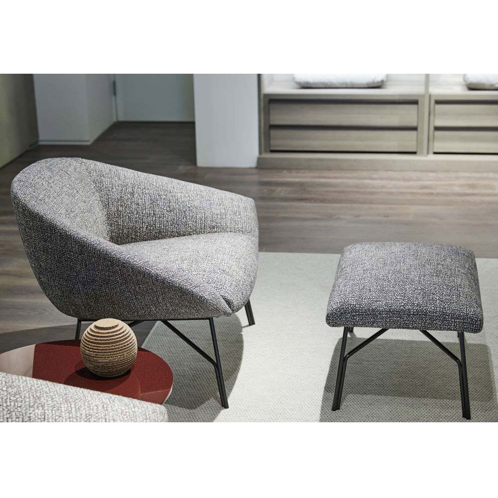 pierna de Metal de diseño moderno de muebles tapizados sofá de 2 plazas de nube sofá