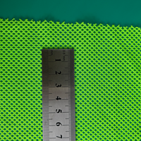 Tissu en maille 100% polyester 120 GSM, tricot tactique anti-boulochage, à mémoire de forme hexagonale dimensionnelle, pour usage automobile, extérieur et destiné aux filles