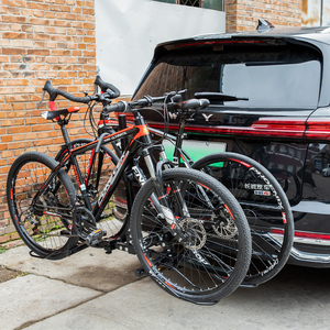 <span class=keywords><strong>Portabici</strong></span> in Acciaio Resistente da Montare sul Gancio Traino per Auto, <span class=keywords><strong>SUV</strong></span> e Camion - Contiene 2 Biciclette fino a 60kg per Avventure all'Aperto - Product Image 6