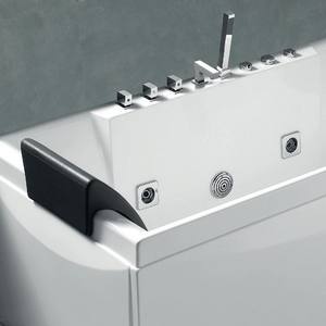 KLL-1750 Kamalu stile giapponese Freestanding due persone vasca idromassaggio forma rettangolare massaggio ammollo in pietra artificiale marmo 2m - Product Image 3