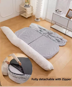 Cama para Perros Extra Grande, Desmontable, Lavable, Cálida para Invierno, Plegable, Tipo Cama de Frijol para Perros Adultos - Product Image 4