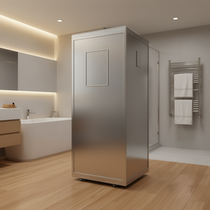 Tente de sauna corporel complète style Plus grande taille chauffage vapeur spa à domicile thérapie détox installation facile noir - Product Image 2