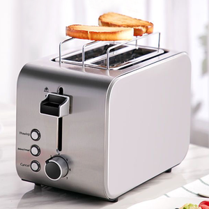 Household Appliances Wide Slot Sandwich Toaster 2 Slice Stainless Steel <strong>Electric</strong> Class Energy Efficient Removable Crumb - Product Image 5