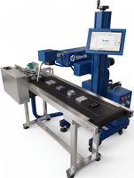 Machine de marquage et de gravure laser UV personnalisable MOPA/UV 60W avec CCD automatique, positionnement visuel 3D, convoyeur et prise en charge AI/DWG/DXF/DST