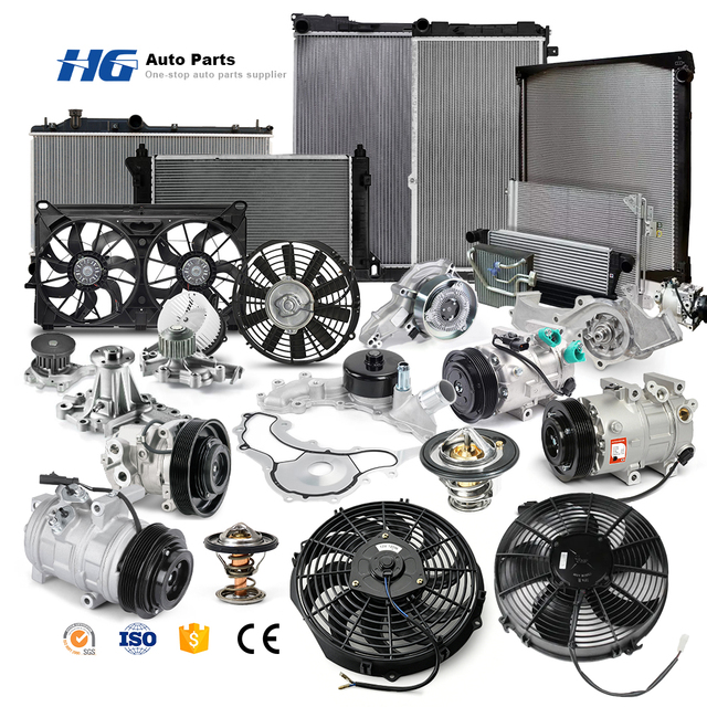 Original Factory Car Parts Cooling System Fan Motor Fan Clutch Water Pump Radiator Thermostat Intercooler for Japanese Car