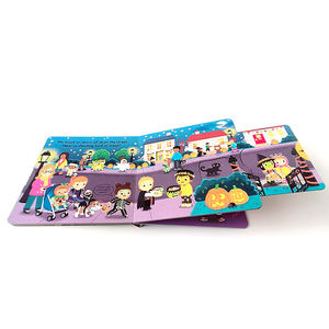 Histoires d'Halloween occupées <span class=keywords><strong>Meilleur</strong></span> cadeau de Noël pour enfants <span class=keywords><strong>Livre</strong></span> de conseil personnalisé pour enfants <span class=keywords><strong>Livre</strong></span> pour bébé Livres à pousser - Product Image 3