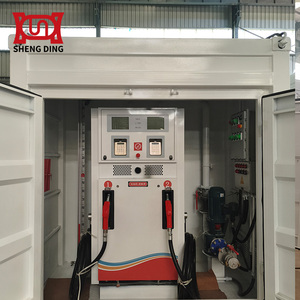 Pompe à carburant mobile <span class=keywords><strong>50</strong></span> 000 L – Distributeur de carburant portable avec réservoir – Station de ravitaillement mobile - Product Image 1