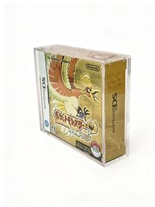 Estuche de exhibición de acrílico transparente Perspex para juegos de PlayStation One, caja protectora para almacenamiento de múltiples discos. - Product Image 3