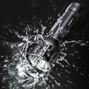 Chất lượng cao 1100 Meter cao Lumen siêu sáng <span class=keywords><strong>LED</strong></span> Đèn pin <span class=keywords><strong>Torch</strong></span> ánh sáng tầm xa IP67 linterna de cabeza linternas <span class=keywords><strong>LED</strong></span> - Product Image 3