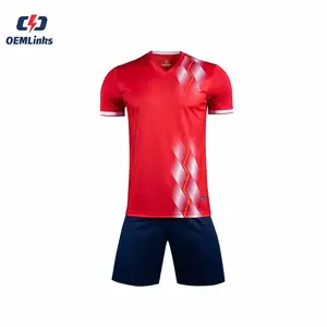 Kustom jersey langit biru sepak bola jersey hijau dan putih warna penuh asia grosir anak-anak 2023 seragam sepak bola