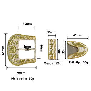 Prezzi ragionevoli professionale in lega di zinco all'ingrosso in metallo lucidato clip fibbia <span class=keywords><strong>cinture</strong></span> - Product Image 6