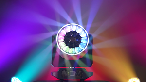 Nouvelle Arrivée Projecteur LED à Zoom Grand Angle avec Contrôle Vocal pour Spectacles, DJ, Événements, Concerts, Bars, Mariages, Théâtres, Discothèques - Product Image 5