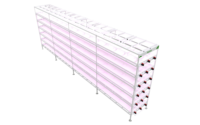 Système de culture hydroponique pour tomates/pommes de terre/laitue/fraises pour l'agriculture en serre, système hydroponique en PVC
