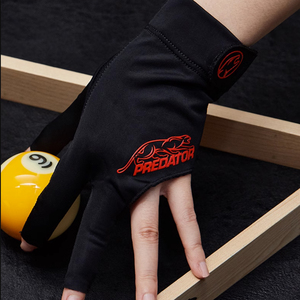Guantes de Billar Predator Second Skin, Guante de Billar de 3 Dedos para Mano Izquierda, Guante Deportivo para Snooker, Negro, Amarillo, Rojo, Azul, M/L - Product Image 4