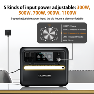สถานีไฟฟ้าพกพาแบบลิเธียม Tallpower สำหรับขายส่ง เหมาะสำหรับการตั้งแคมป์และใช้ในบ้าน - Product Image 2