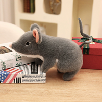 Jouet en peluche souris personnalisé, mignon et doux, en coton PP