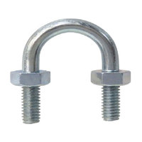 Boulon en U en acier au carbone ASME B18.2 avec écrous et rondelles, attache pour tuyau de 1/2 pouce à 4 pouces