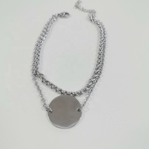 Wholesale the Latest Fashion Stainless Steel <b>Custom</b> Pet Portrait DIY <b>Name</b> Engraving Jewelry Set for Gift Party - Product Image 6