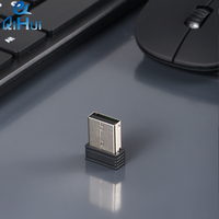 QiHui Penjualan Terbaik 86 Tombol Sampel Gratis Keyboard Nirkabel Mouse Kombo Keyboard Mouse Desktop Komputer Pc