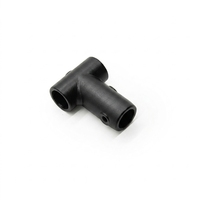 Boucle de connexion en forme de T en aluminium argenté de 16 mm pour filet de corde, accessoires de fixation pour nœuds d'escalade en extérieur, capacité 100-500 kg, marque QXY
