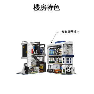 Yuxing 16043, Bloques de Construcción del Museo de Arte, Modelo Educativo de Ensamblaje para Adolescentes y Adultos, Más de 800 Piezas, Juego de Arquitectura DIY - Product Image 5