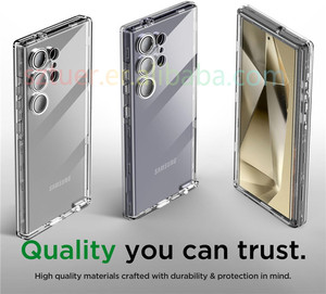 Étui de <span class=keywords><strong>téléphone</strong></span> de <span class=keywords><strong>protection</strong></span> robuste à trois couches avec <span class=keywords><strong>protection</strong></span> de l'appareil photo pour étui <span class=keywords><strong>Samsung</strong></span> Galaxy S25 S24 Ultra - Product Image 4