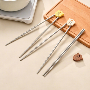 Pure Titanium Silicone Extended Frying <b>Chopsticks</b>, Heat-Resistant, Non-Slip Long <b>Chopsticks</b> for Deep Frying & Cooking - Product Image 1