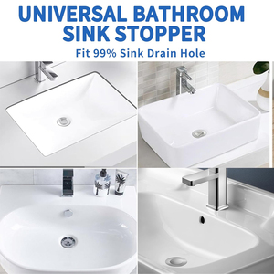 Sanipro chống tắc nghẽn chống ăn mòn phòng tắm Chất Thải Bồn Rửa cắm thoát nước lọc pop-up bồn tắm vòi hoa sen sàn cống lưu vực - Product Image 3