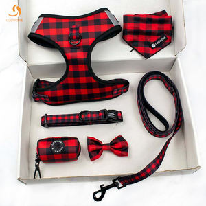 Personalisasi Set <span class=keywords><strong>Harness</strong></span> anjing terbaik, <span class=keywords><strong>Harness</strong></span> mewah untuk tali anjing, Set tas kotoran, aksesori anjing 2023 - Product Image 4